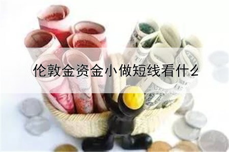 伦敦金资金小做短线看什么周期的